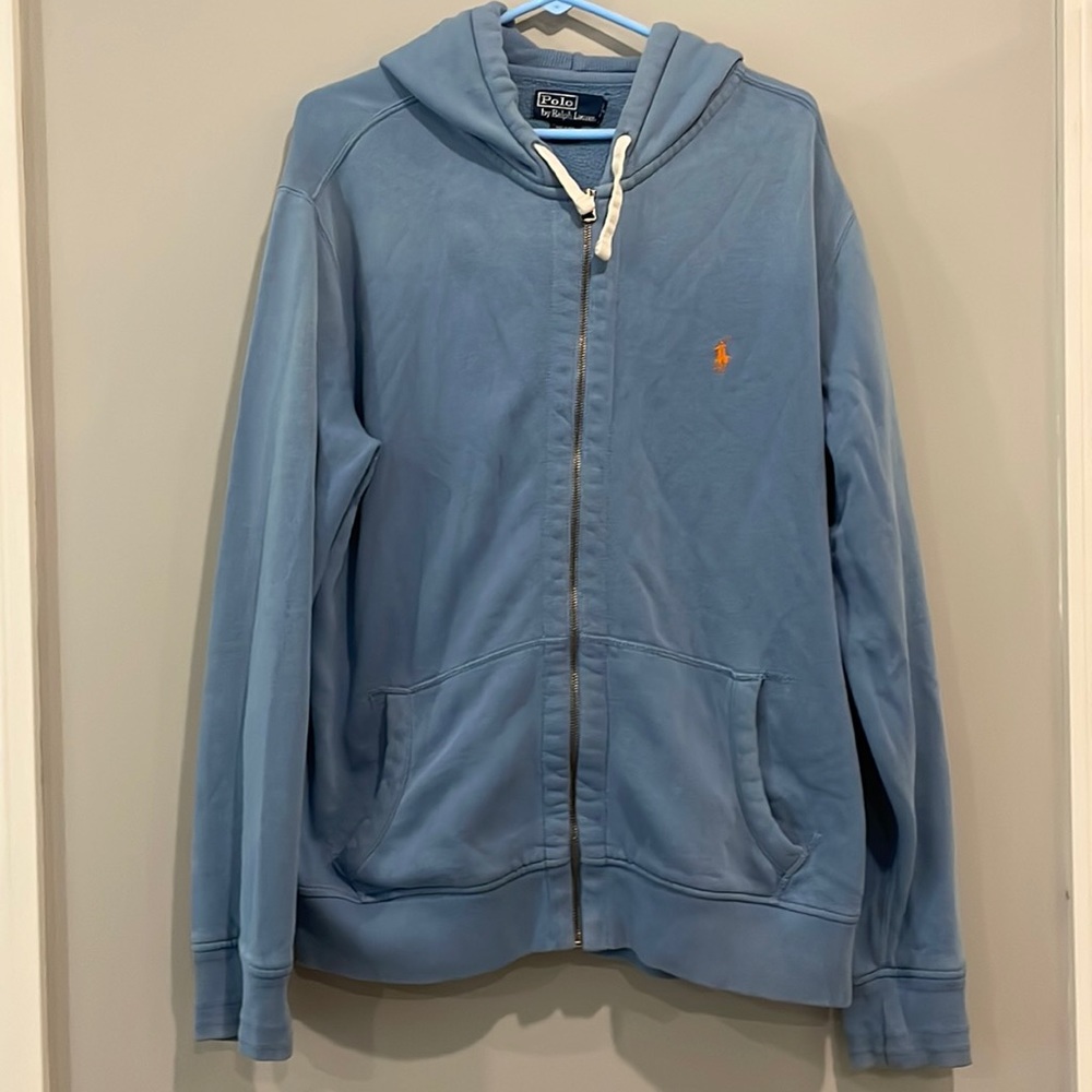 Ralph Lauren Polo Zip Up Hoodie Men’s Sz XL